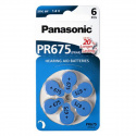Panasonic Zinc-Air PR675 6-pack