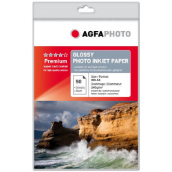 AgfaPhoto Premium Photo Glossy Paper 240 g A 4 50 Sheets