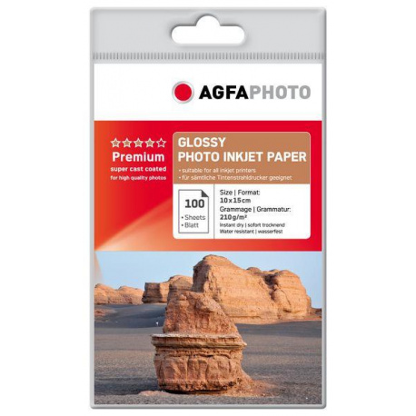 AgfaPhoto Photo Glossy Paper 210 g 10x15 cm 100 Sheets