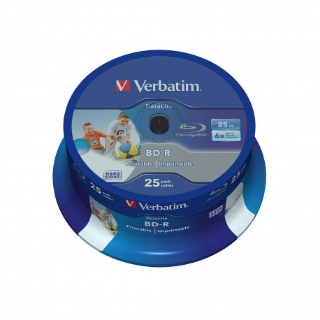 VERBATIM BLU-RAY 25GB 6X 25-pack printable cake box