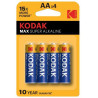 Kodak Max KAA (LR06) 4-pack