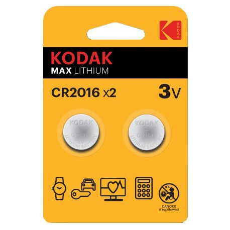 Kodak CR-2016 2-pack (τιμή μονάδας)
