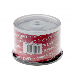 RIDATA DVD-R 4.7 GB Glossy printable 50-pack bulk