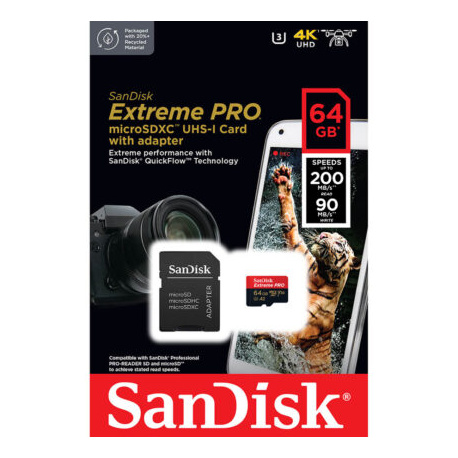 SanDisk microSDHC A1 200MB 64GB Extreme Pro