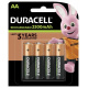 Duracell Stay Charged 2500 mAh AA 4-PACK