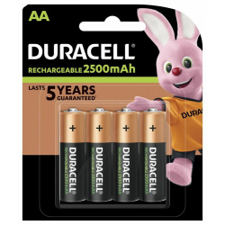 Duracell Stay Charged 2500 mAh AA 4-PACK