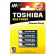 Toshiba HighpowerAAA (LR03) 4-pack