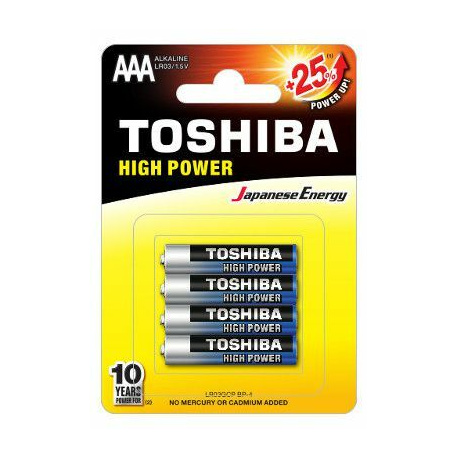Toshiba HighpowerAAA (LR03) 4-pack