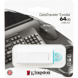 Kingston DataTraveler Exodia 64GB White USB 3.0