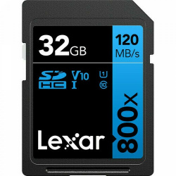 Lexar 800x SDHC 32GB Class 10 U1 V10