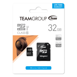 TeamGroup microSDHC 32GB Class 10 with Adapter