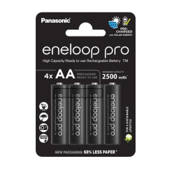 Panasonic Eneloop Pro AA NiMH 2500 mAh 4-pack