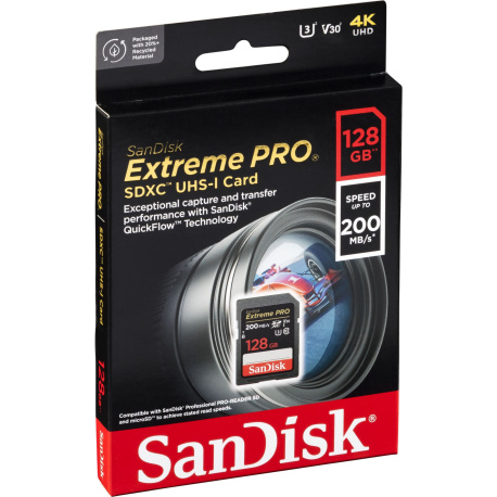 SanDisk Extreme Pro SDHC 128GB 170MB/s V30 U3