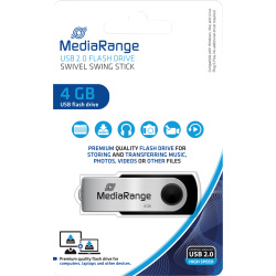 MediaRange USB 2.0 Flash Drive 4GB  (MR907)