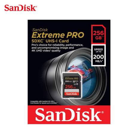 SanDisk Extreme Pro SDHC 256GB 200MB/s V30 U3