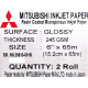 Mitsubishi Drylab Paper (BP) 15,2 cm x 65 mtr. Glossy