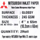 Mitsubishi Drylab  10,2 cm x 65 mtr. Glossy