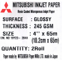 Mitsubishi Drylab  10,2 cm x 65 mtr. Glossy