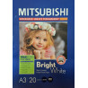 Mitsubishi RC Inkjet Photo Paper A3/29,7x42cm Lustre 255 gsm (20 sheets)