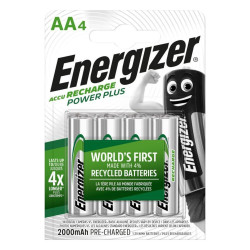 Energizer Power Plus  AA Ni-MH 2000mAh  4-PACK