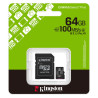 Kingston Canvas Plus microSDHC with adapter 64GB Class 10/UHS-I  SDCS/64GB