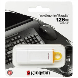 Kingston DataTraveler Exodia 128GB USB 3.0 white