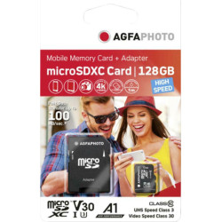 AgfaPhoto MicroSDXC 128GB High Speed Class 10