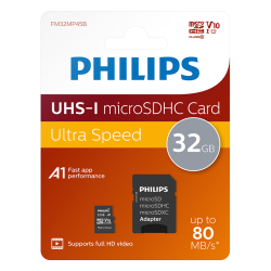 Philips MicroSDXC Card 64GB Class 10 UHS-I U1 incl. Adapter
