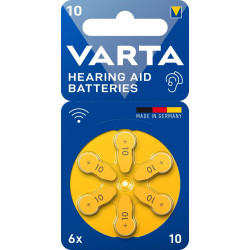 Varta Zinc-Air PR10 6-pack