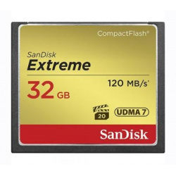 SanDisk Compact Flash Card 32 GB Extreme 120 MB/s