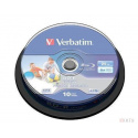 VERBATIM BLU-RAY 25GB 6X 10-pack printable cake box