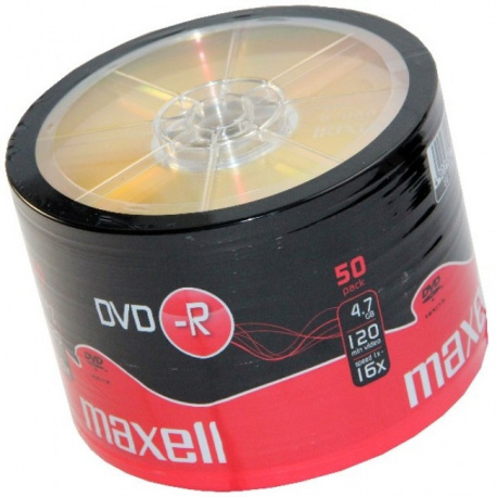 MAXELL DVD-R 4.7GB 16X 50-pack bulk