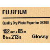 Fuji Drylab DX100 15,2 cm x 65 mtr Glossy  for Frontier DX100
