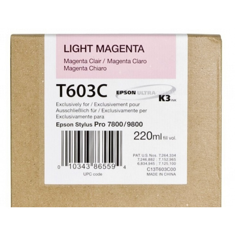 EPSON T 603C LIGHT MAGENTA