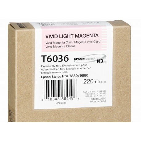 EPSON T 6036 VIVID LIGHT MAGENTA