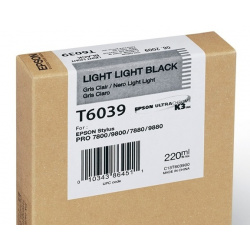 EPSON T 6039 LIGHT LIGHT BLACK