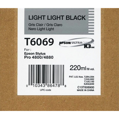 EPSON T 6069 LIGHT LIGHT BLACK